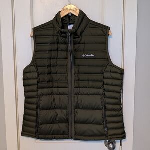 Columbia Green Puffer Vest